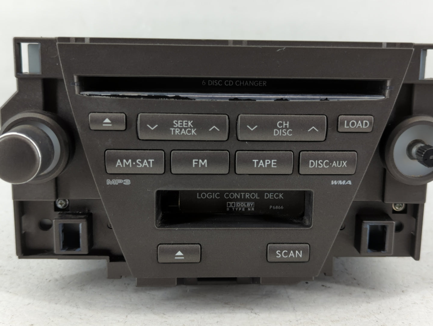 2007-2009 Lexus Es350 Radio AM FM Cd Player Receiver Replacement P/N:86120-33730 Fits Fits 2007 2008 2009 OEM Used Auto Part
