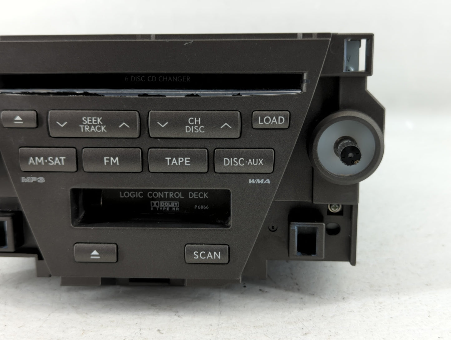 2007-2009 Lexus Es350 Radio AM FM Cd Player Receiver Replacement P/N:86120-33730 Fits Fits 2007 2008 2009 OEM Used Auto Part