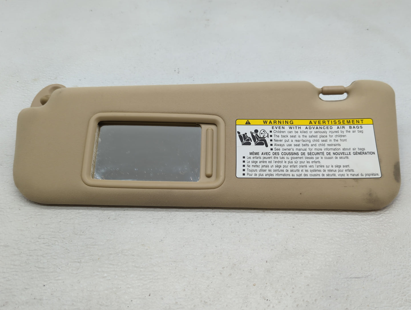 2007-2009 Lexus Es350 Sun Visor Shade Replacement Driver Left Mirror Fits Fits 2007 2008 2009 OEM Used Auto Parts - Oemuseda