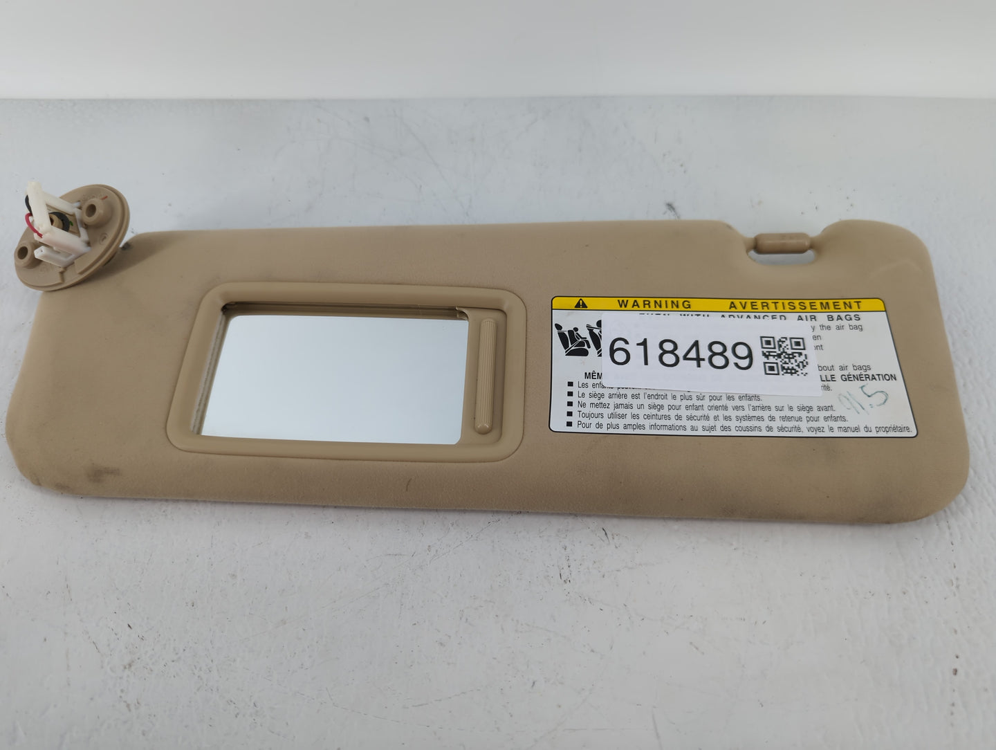 2007-2009 Lexus Es350 Sun Visor Shade Replacement Passenger Right Mirror Fits Fits 2007 2008 2009 OEM Used Auto Parts - Oemu
