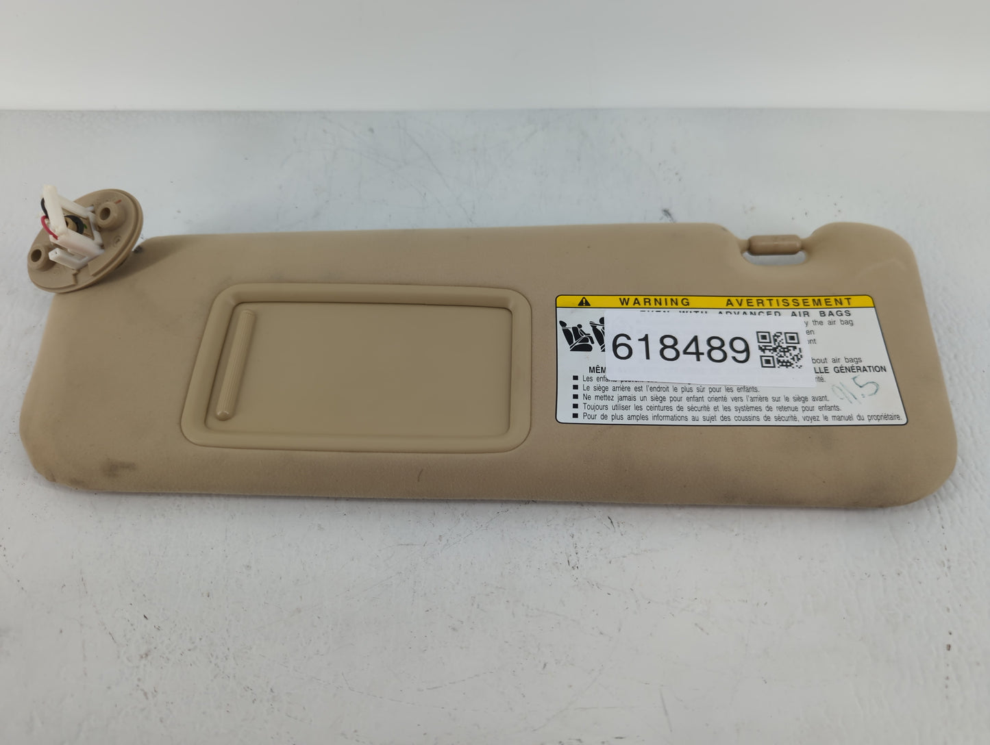 2007-2009 Lexus Es350 Sun Visor Shade Replacement Passenger Right Mirror Fits Fits 2007 2008 2009 OEM Used Auto Parts - Oemu