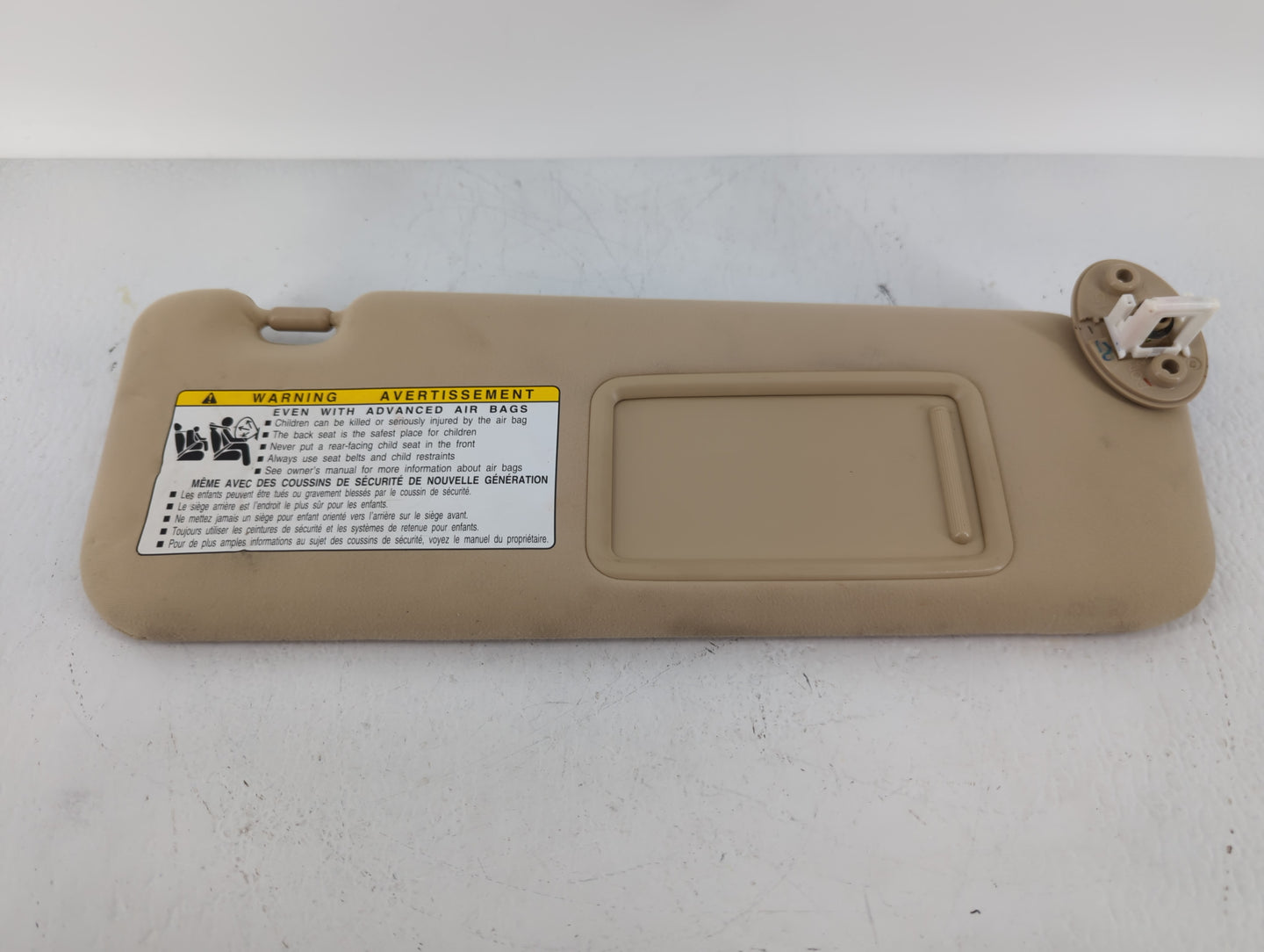 2007-2009 Lexus Es350 Sun Visor Shade Replacement Passenger Right Mirror Fits Fits 2007 2008 2009 OEM Used Auto Parts - Oemu