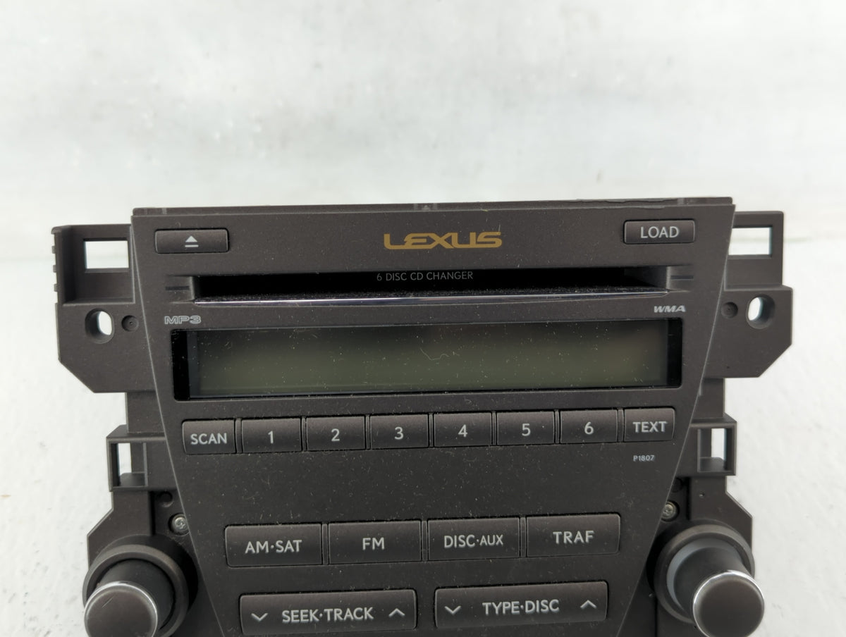 2007-2009 Lexus Es350 Am Fm Cd Player Radio Receiver 634029 - Oemusedautoparts1.com