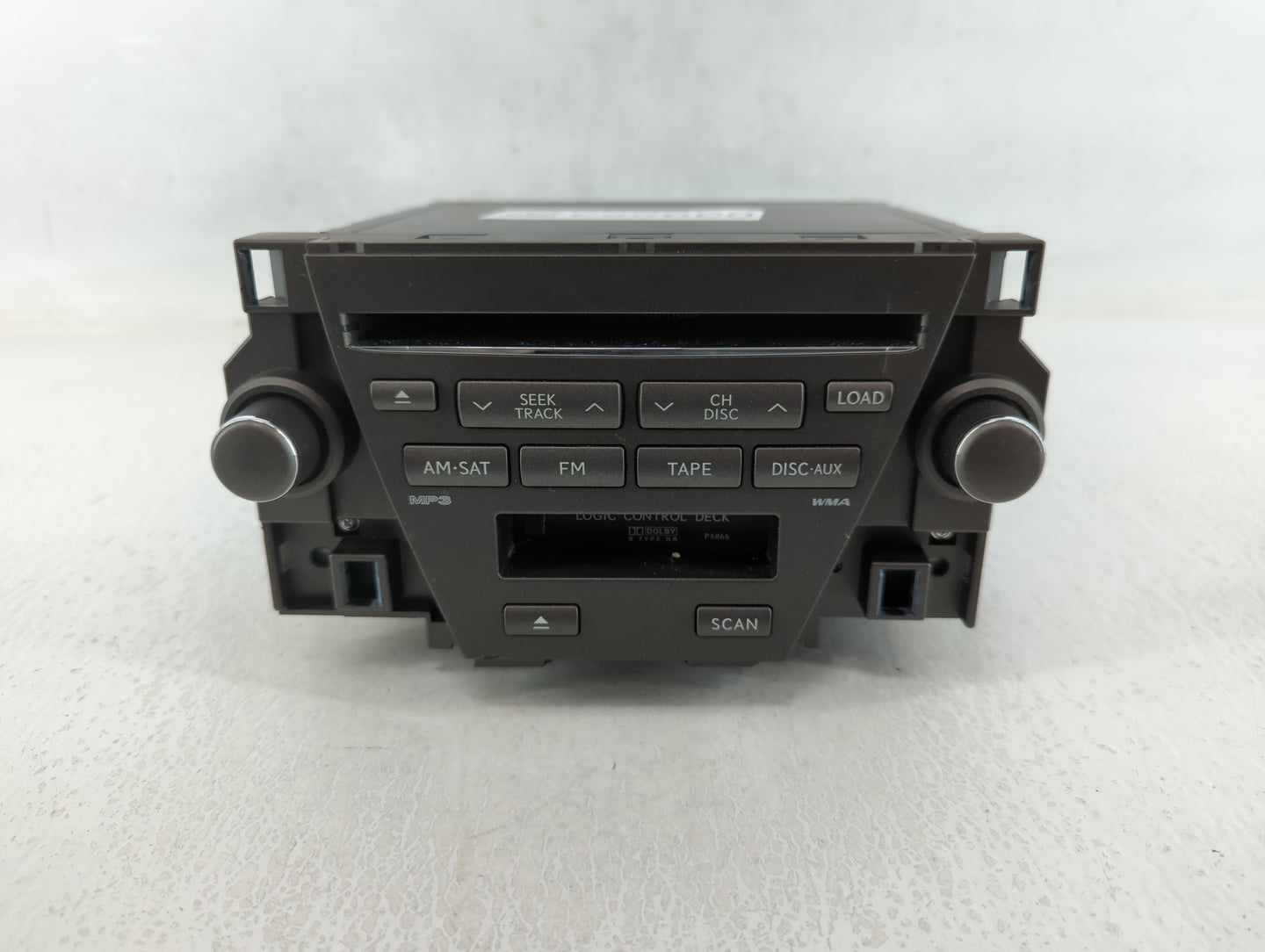 2007-2009 Lexus Es350 Radio AM FM Cd Player Receiver Replacement P/N:86120-33730 Fits Fits 2007 2008 2009 OEM Used Auto Part