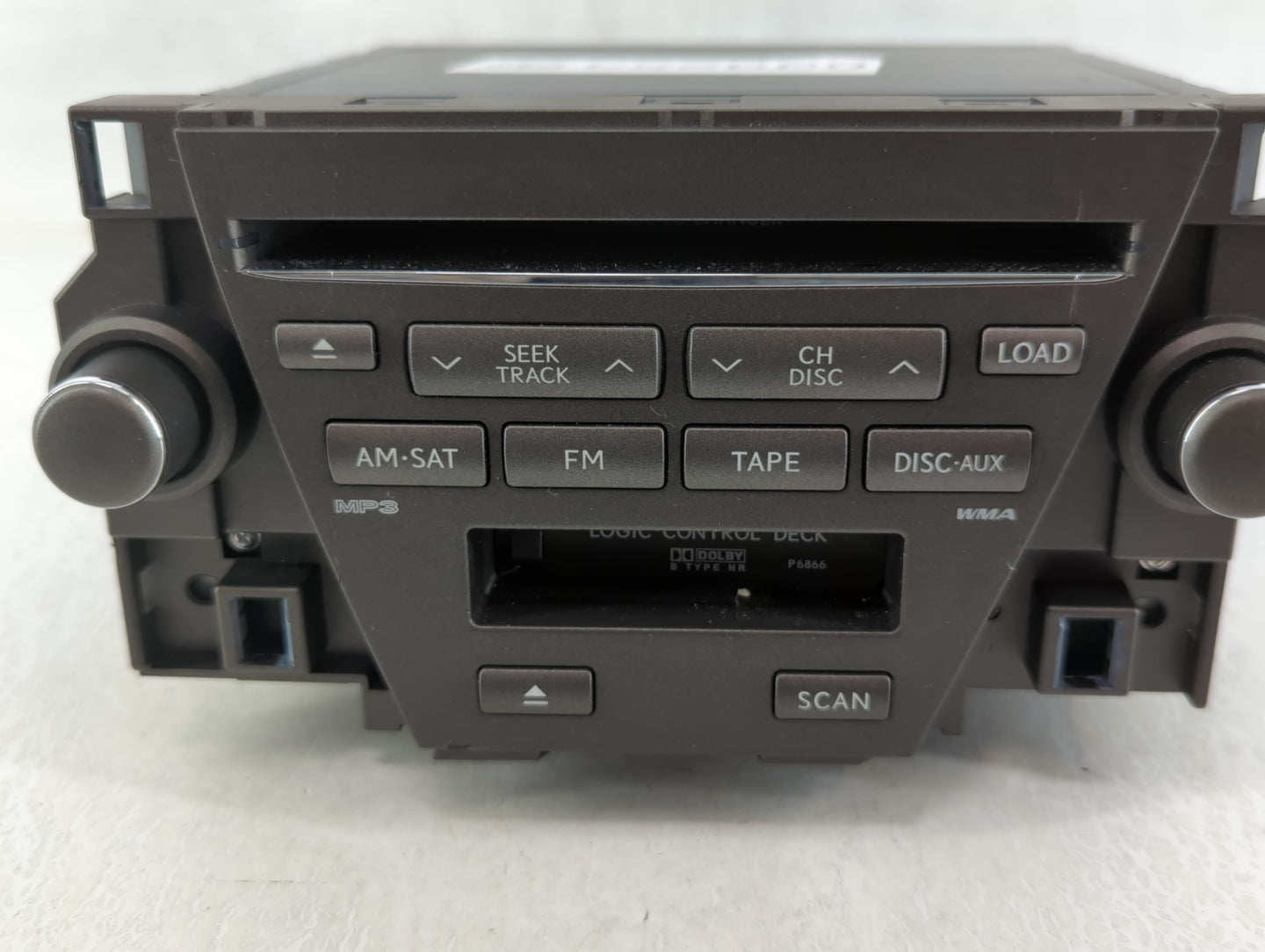 2007-2009 Lexus Es350 Radio AM FM Cd Player Receiver Replacement P/N:86120-33730 Fits Fits 2007 2008 2009 OEM Used Auto Part