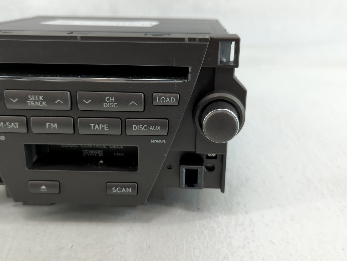 2007-2009 Lexus Es350 Radio AM FM Cd Player Receiver Replacement P/N:86120-33730 Fits Fits 2007 2008 2009 OEM Used Auto Part