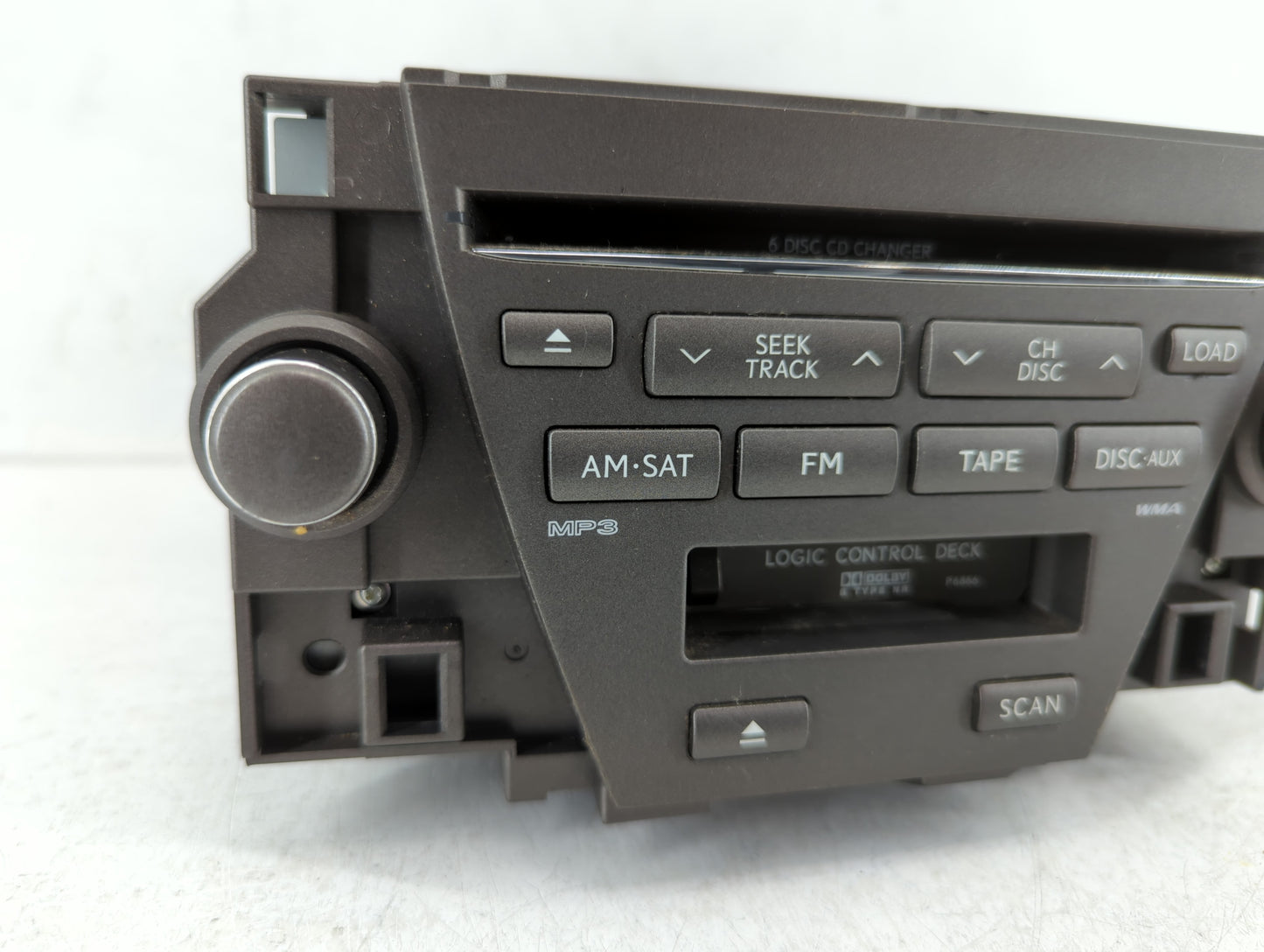 2007-2009 Lexus Es350 Radio AM FM Cd Player Receiver Replacement P/N:86120-33730 Fits Fits 2007 2008 2009 OEM Used Auto Part