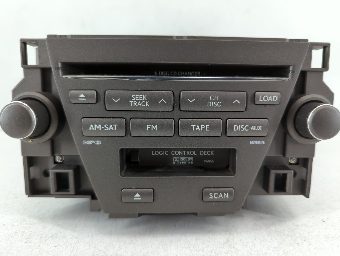 2007-2009 Lexus Es350 Radio AM FM Cd Player Receiver Replacement P/N:86120-33730 Fits Fits 2007 2008 2009 OEM Used Auto Part