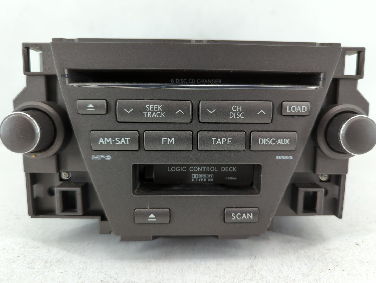 2007-2009 Lexus Es350 Radio AM FM Cd Player Receiver Replacement P/N:86120-33730 Fits Fits 2007 2008 2009 OEM Used Auto Part