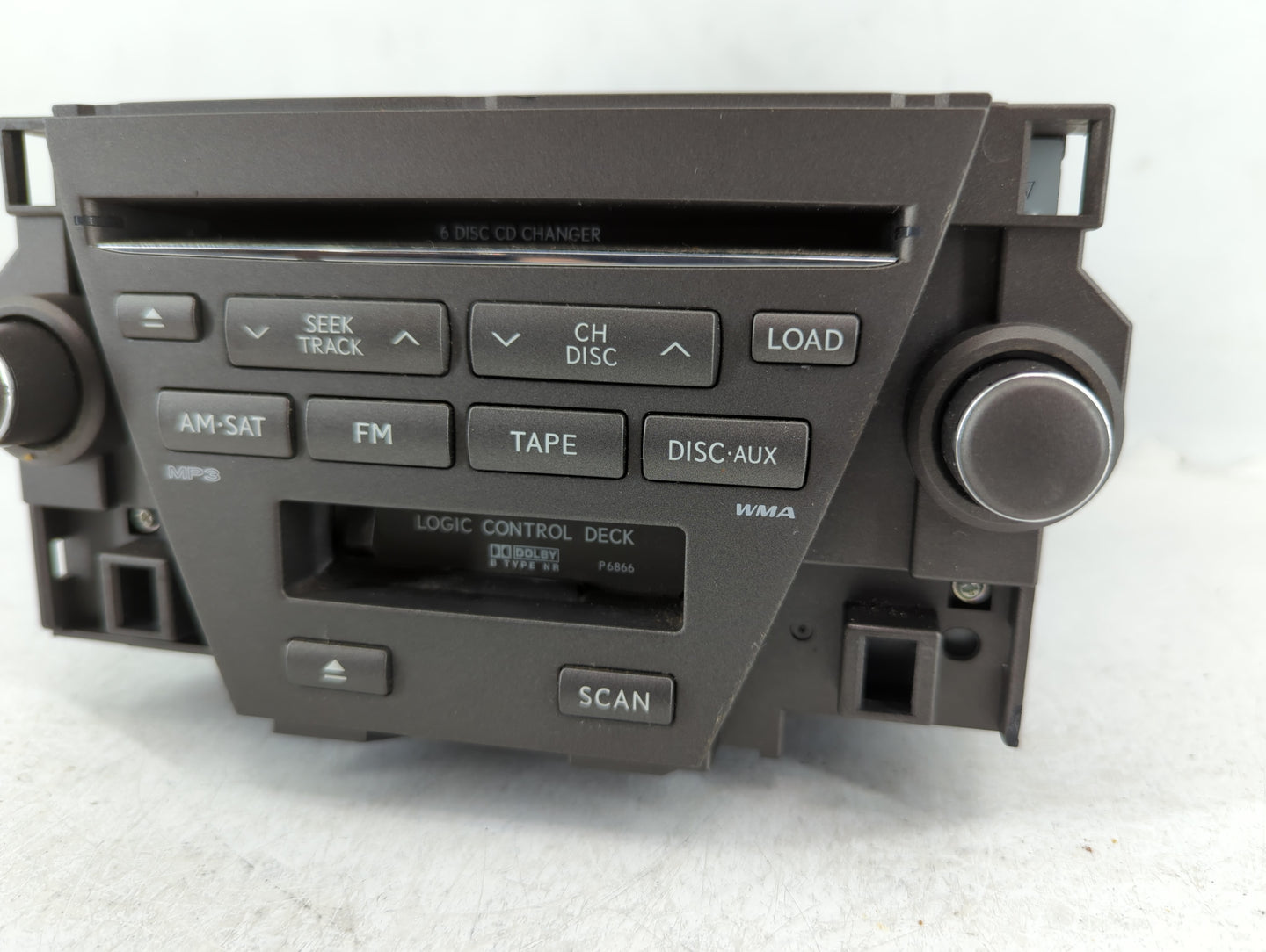 2007-2009 Lexus Es350 Radio AM FM Cd Player Receiver Replacement P/N:86120-33730 Fits Fits 2007 2008 2009 OEM Used Auto Part