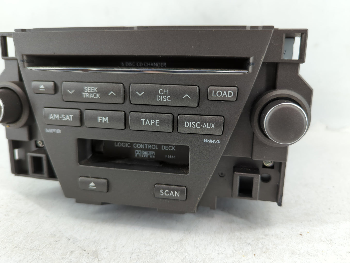 2007-2009 Lexus Es350 Radio AM FM Cd Player Receiver Replacement P/N:86120-33730 Fits Fits 2007 2008 2009 OEM Used Auto Part