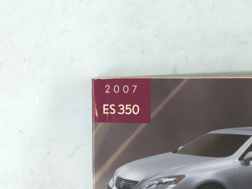 2007 Lexus Es350 Owners Manual Book Guide P/N:01999-33776 OEM Used Auto Parts