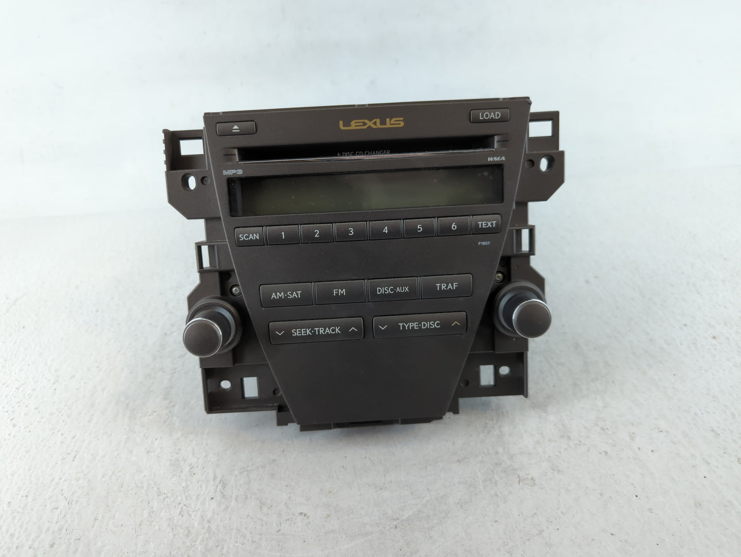 2007-2009 Lexus Es350 Radio AM FM Cd Player Receiver Replacement P/N:86120-33720 Fits Fits 2007 2008 2009 OEM Used Auto Part