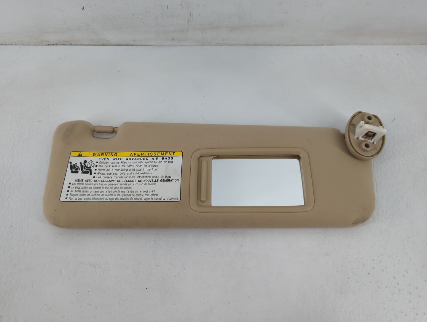 2007-2009 Lexus Es350 Sun Visor Shade Replacement Passenger Right Mirror Fits Fits 2007 2008 2009 OEM Used Auto Parts - Oemu