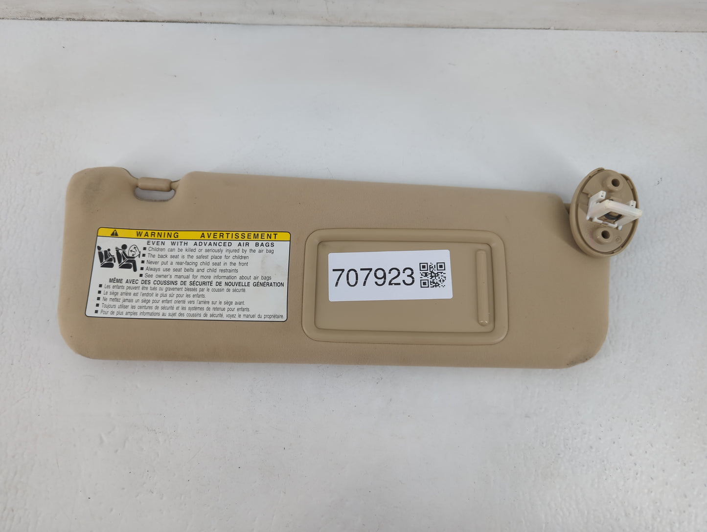 2007-2009 Lexus Es350 Sun Visor Shade Replacement Passenger Right Mirror Fits Fits 2007 2008 2009 OEM Used Auto Parts - Oemu