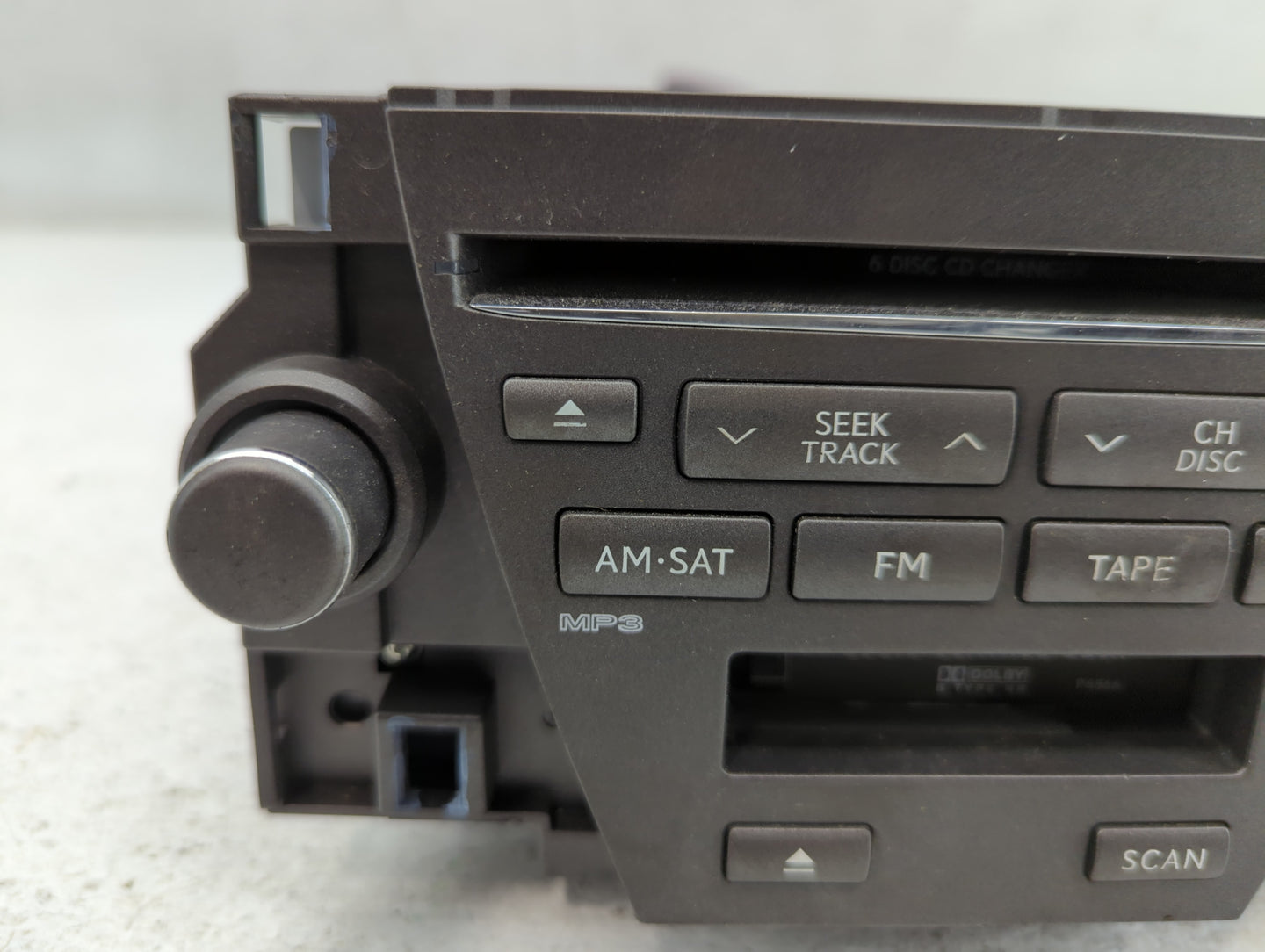 2007-2009 Lexus Es350 Radio AM FM Cd Player Receiver Replacement P/N:86120-33730-2 Fits Fits 2007 2008 2009 OEM Used Auto Pa