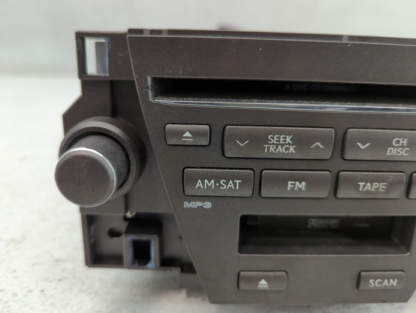 2007-2009 Lexus Es350 Radio AM FM Cd Player Receiver Replacement P/N:86120-33730-2 Fits Fits 2007 2008 2009 OEM Used Auto Pa