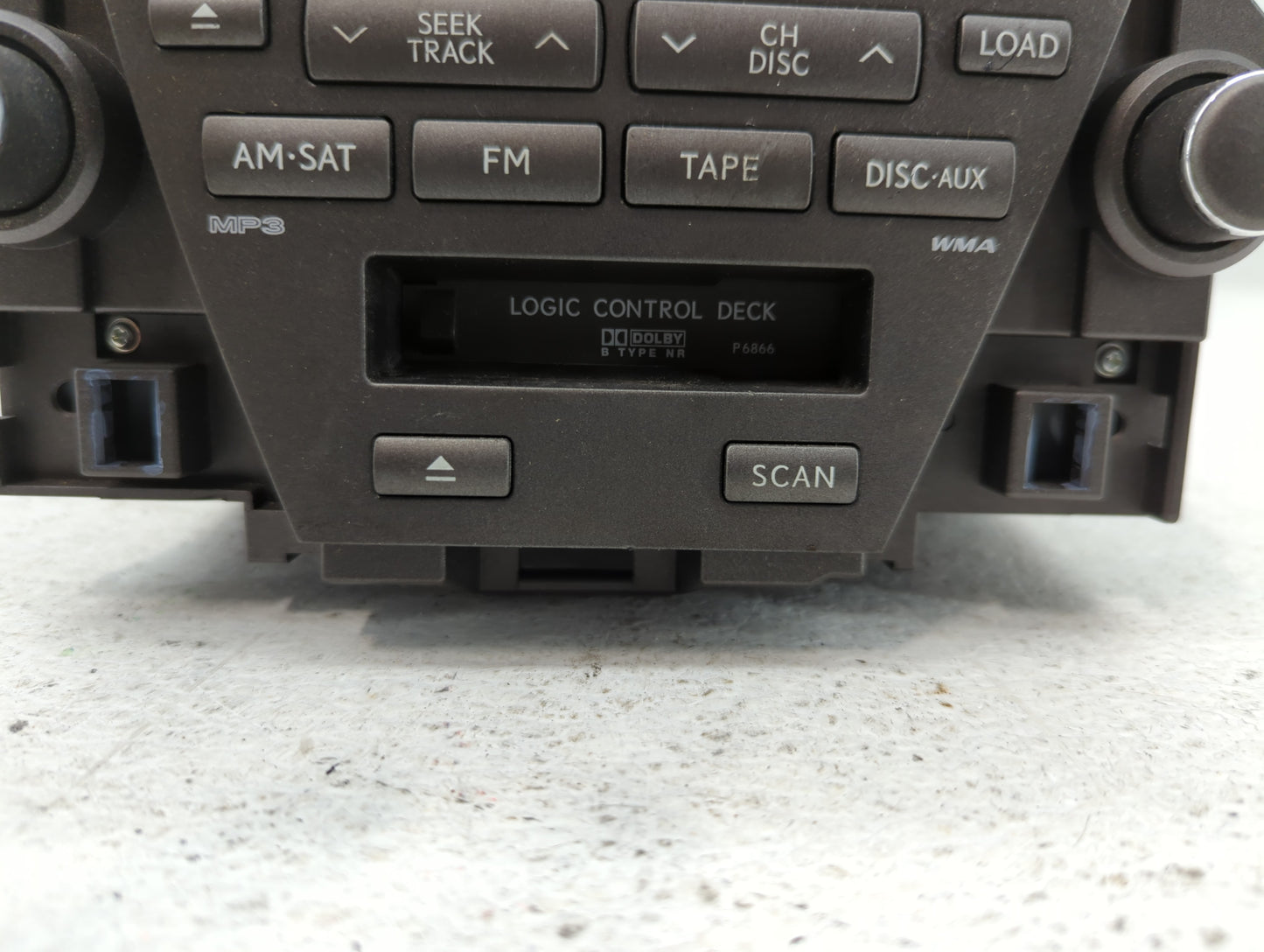 2007-2009 Lexus Es350 Radio AM FM Cd Player Receiver Replacement P/N:86120-33730-2 Fits Fits 2007 2008 2009 OEM Used Auto Pa