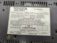 2007-2009 Lexus Es350 Radio AM FM Cd Player Receiver Replacement P/N:86120-33730-2 Fits Fits 2007 2008 2009 OEM Used Auto Pa