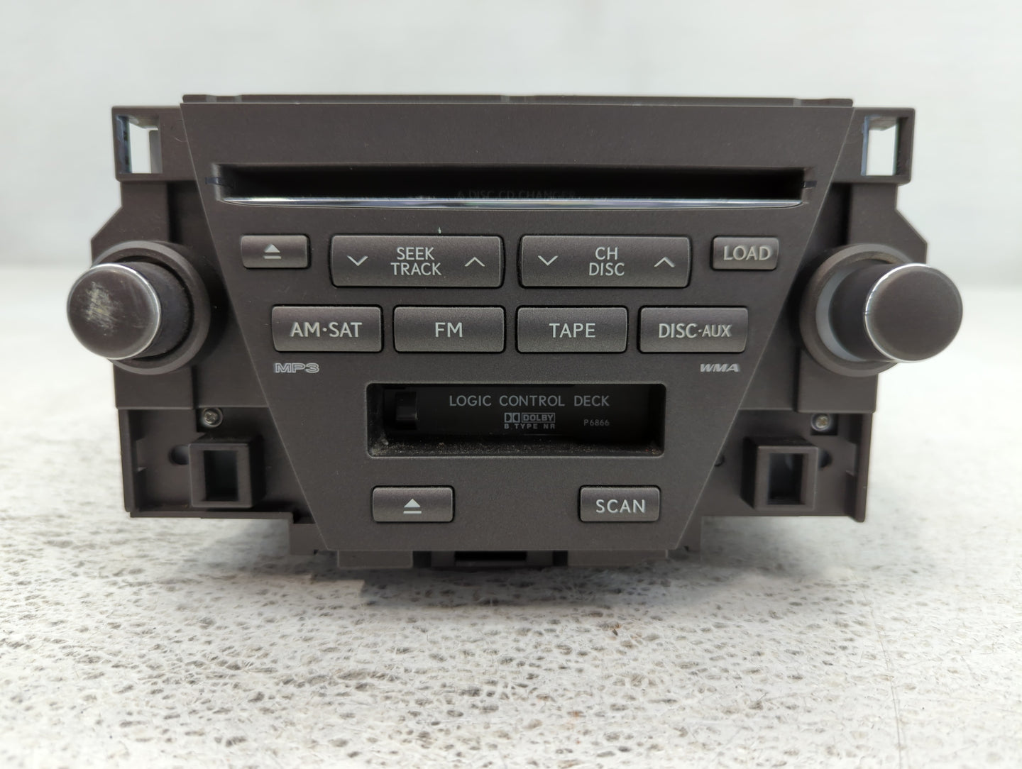 2007-2009 Lexus Es350 Radio AM FM Cd Player Receiver Replacement P/N:86120-33730 Fits Fits 2007 2008 2009 OEM Used Auto Part