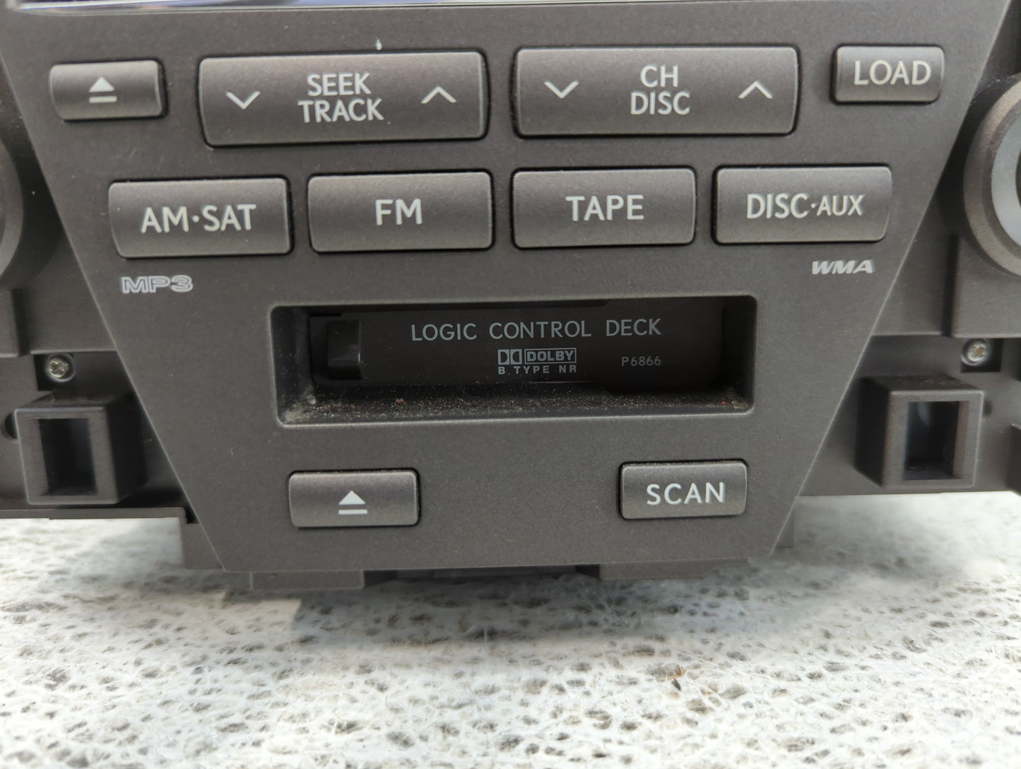 2007-2009 Lexus Es350 Radio AM FM Cd Player Receiver Replacement P/N:86120-33730 Fits Fits 2007 2008 2009 OEM Used Auto Part