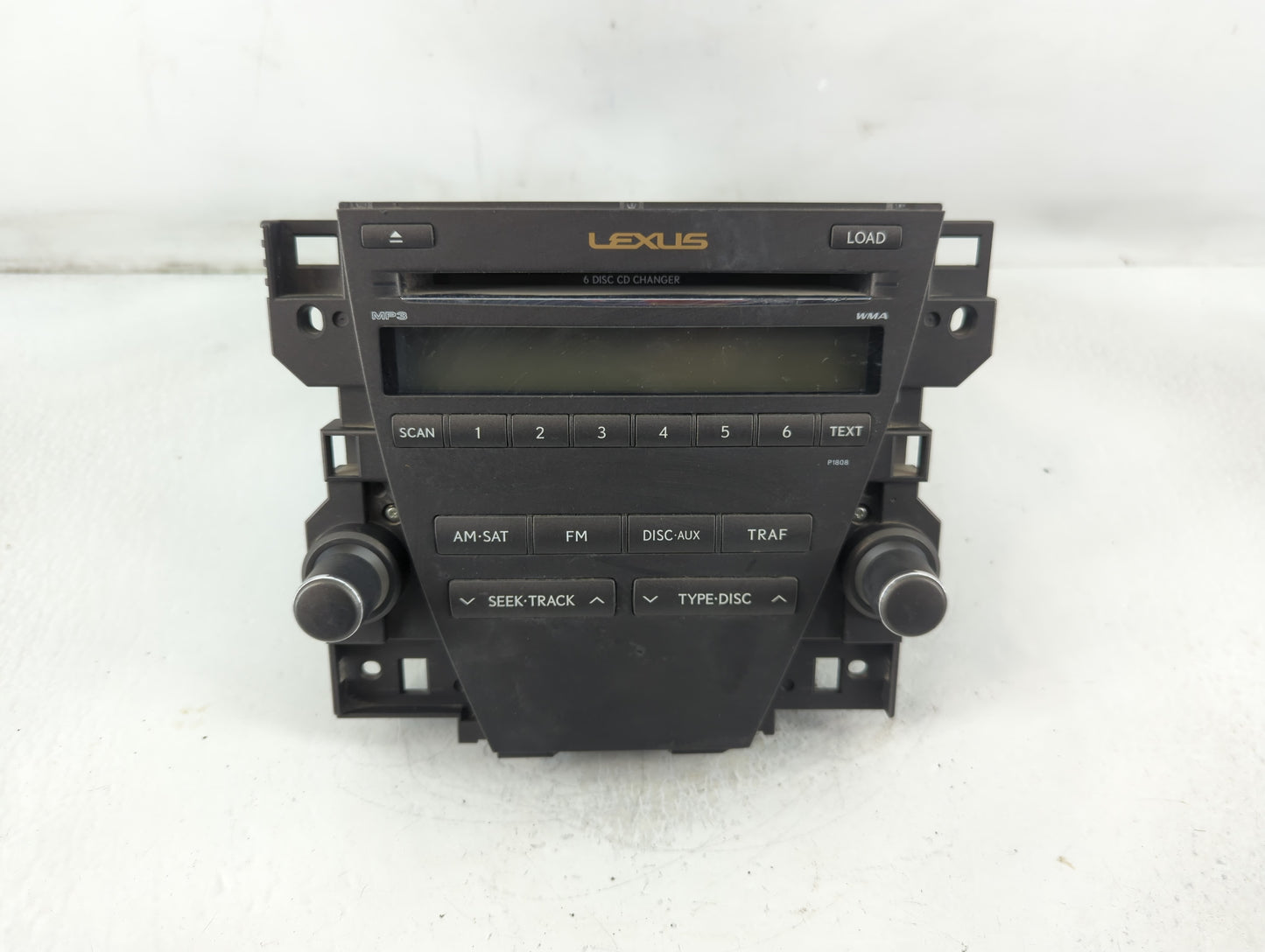 2007-2009 Lexus Es350 Radio AM FM Cd Player Receiver Replacement P/N:86120-33710 Fits Fits 2007 2008 2009 OEM Used Auto Part