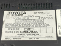 2007-2009 Lexus Es350 Radio AM FM Cd Player Receiver Replacement P/N:86120-33710 Fits Fits 2007 2008 2009 OEM Used Auto Part