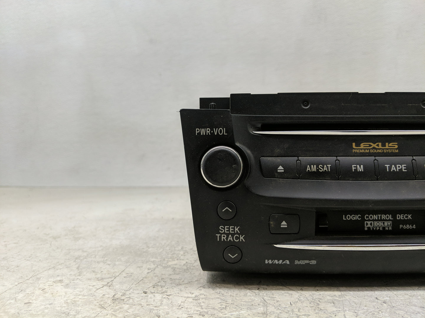 2007 Lexus Gs350 Radio AM FM Cd Player Receiver Replacement P/N:86120-30A80-C0 Fits OEM Used Auto Parts - Oemusedautoparts1.
