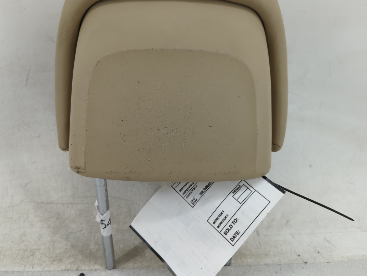 2007-2007 Lexus Gs350 Headrest Head Rest Front Driver Seat Light Beige - Oemusedautoparts1.com