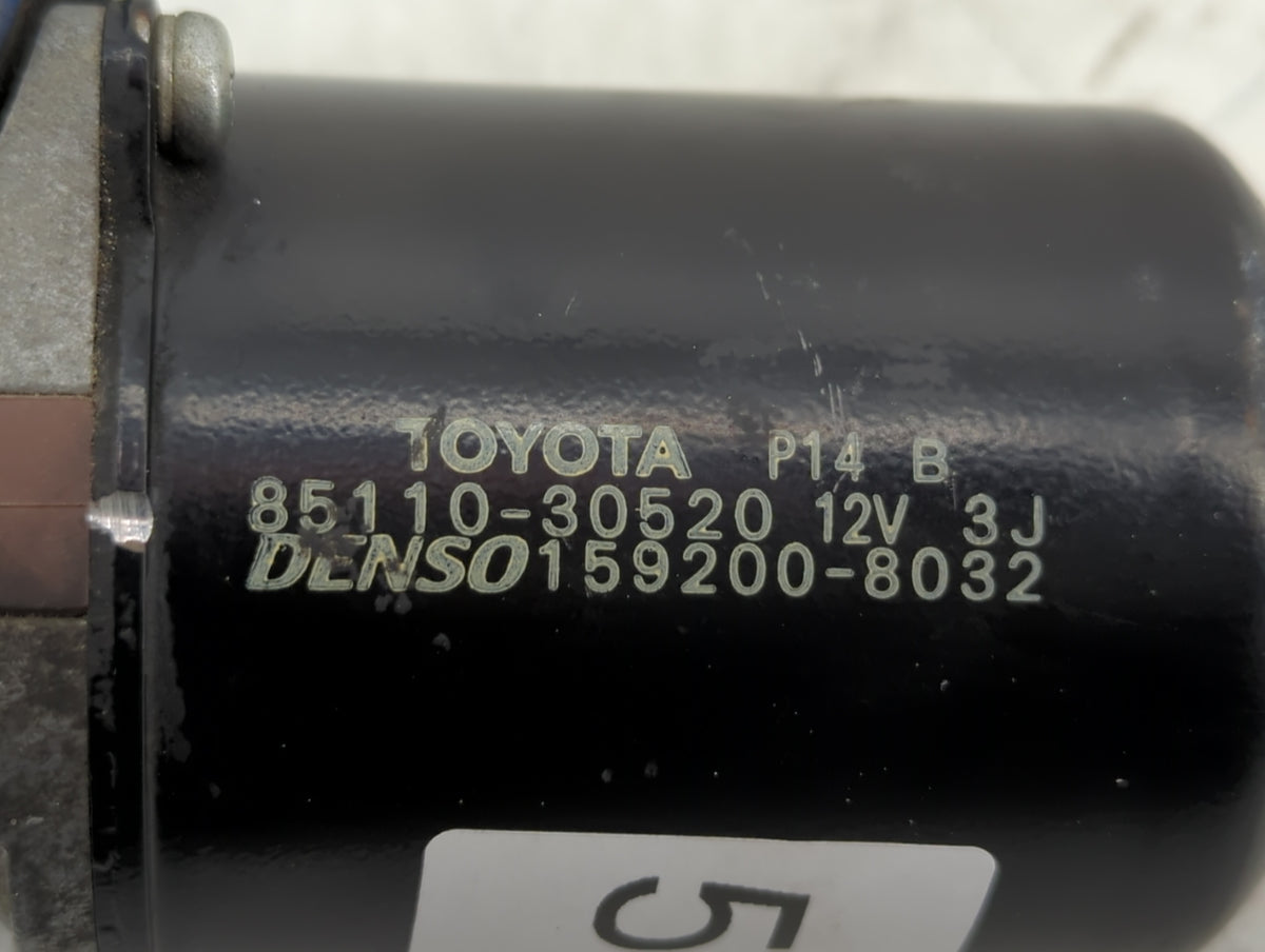 2007 Lexus Gs350 Front Windshield Wiper Motor P/N:85110-30520 Fits Fits 2006 OEM Used Auto Parts - Oemusedautoparts1.com