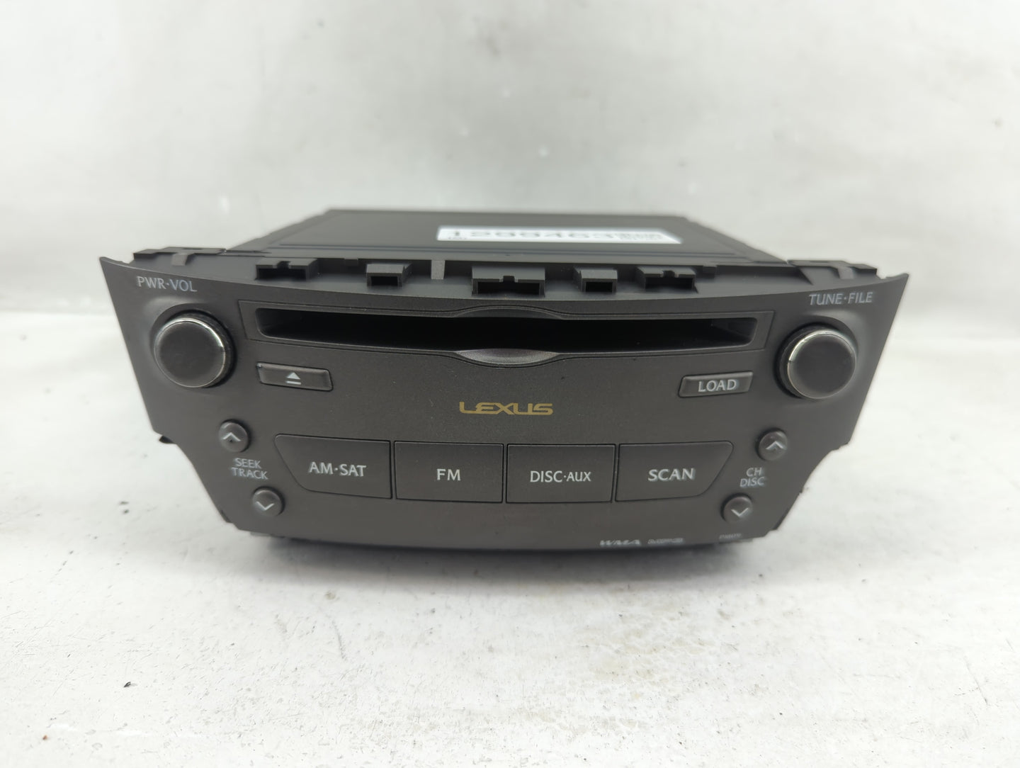 2006-2008 Lexus Is250 Radio AM FM Cd Player Receiver Replacement P/N:86120-53430 Fits Fits 2006 2007 2008 OEM Used Auto Part