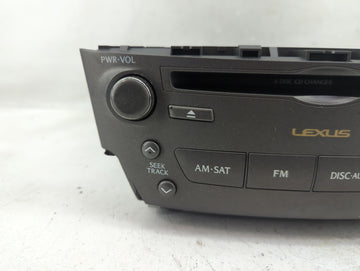 2006-2008 Lexus Is250 Radio AM FM Cd Player Receiver Replacement P/N:86120-53430 Fits Fits 2006 2007 2008 OEM Used Auto Parts
