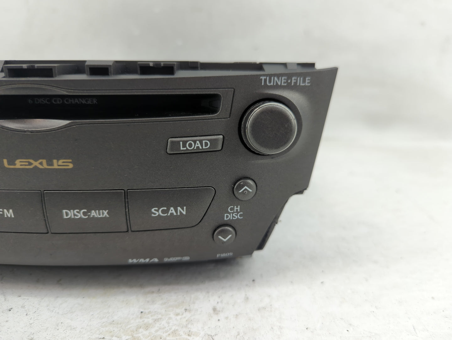 2006-2008 Lexus Is250 Radio AM FM Cd Player Receiver Replacement P/N:86120-53430 Fits Fits 2006 2007 2008 OEM Used Auto Part