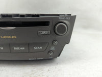 2006-2008 Lexus Is250 Radio AM FM Cd Player Receiver Replacement P/N:86120-53430 Fits Fits 2006 2007 2008 OEM Used Auto Part