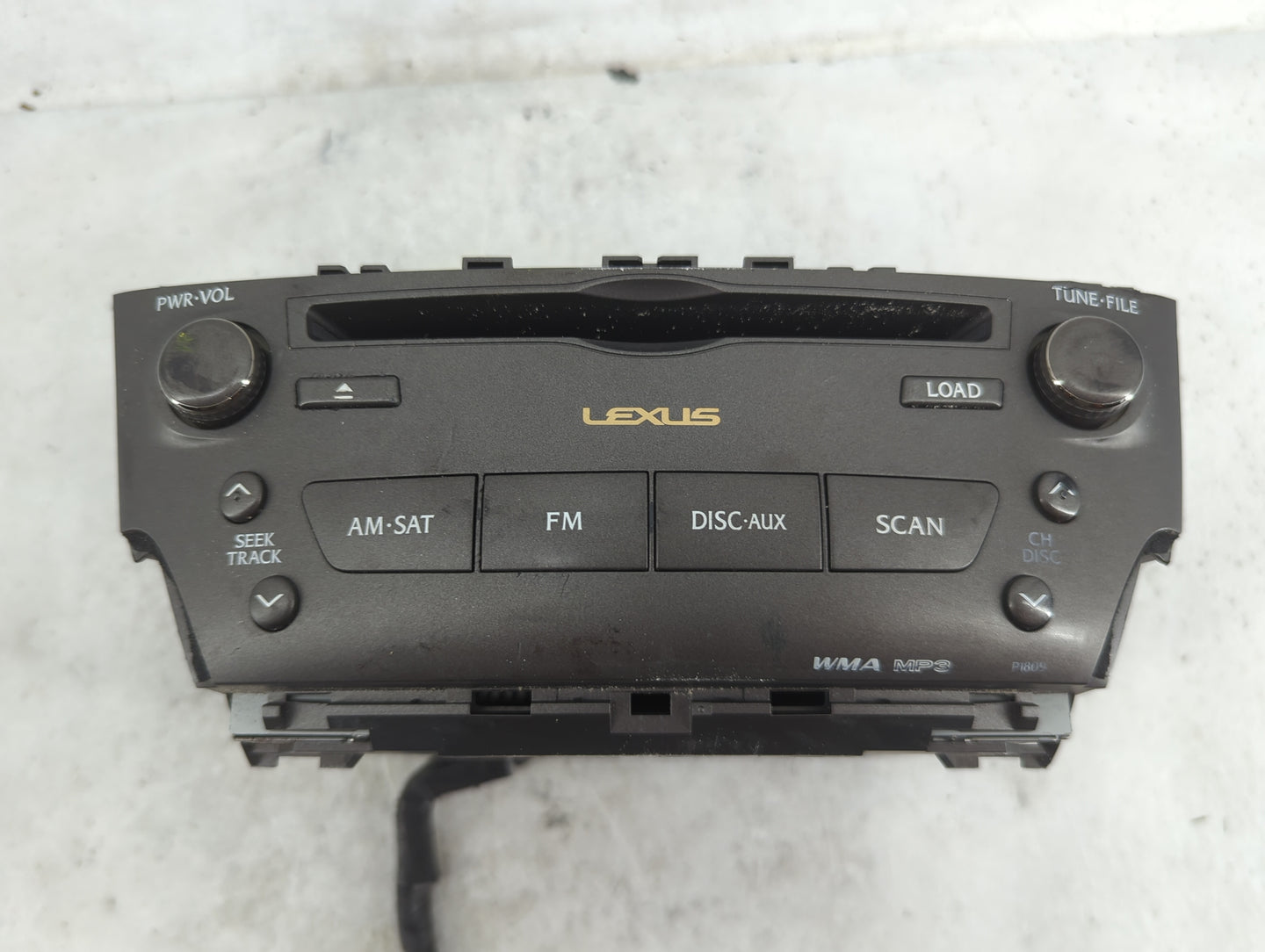 2006-2008 Lexus Is250 Radio AM FM Cd Player Receiver Replacement P/N:P1809 Fits Fits 2006 2007 2008 OEM Used Auto Parts - Oe
