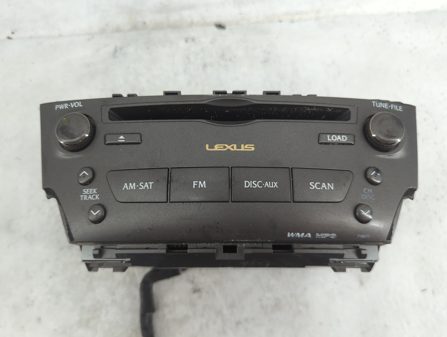 2006-2008 Lexus Is250 Radio AM FM Cd Player Receiver Replacement P/N:P1809 Fits Fits 2006 2007 2008 OEM Used Auto Parts - Oe