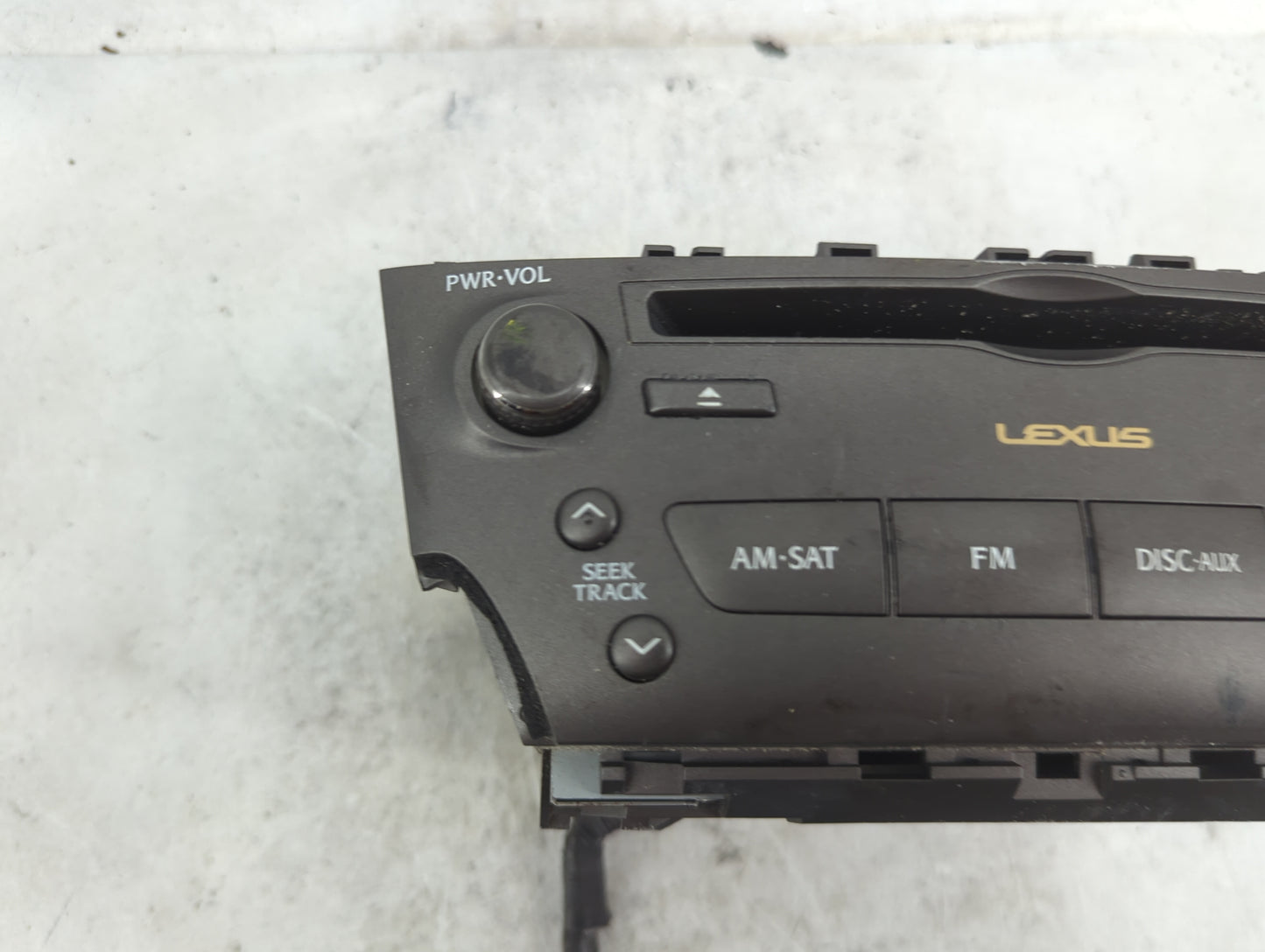 2006-2008 Lexus Is250 Radio AM FM Cd Player Receiver Replacement P/N:P1809 Fits Fits 2006 2007 2008 OEM Used Auto Parts - Oe