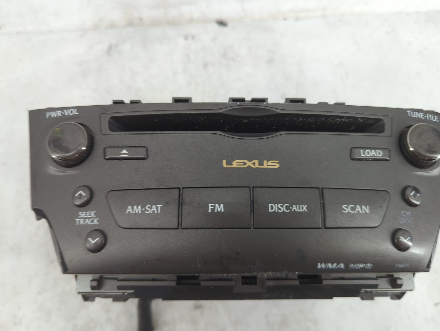 2006-2008 Lexus Is250 Radio AM FM Cd Player Receiver Replacement P/N:P1809 Fits Fits 2006 2007 2008 OEM Used Auto Parts - Oe