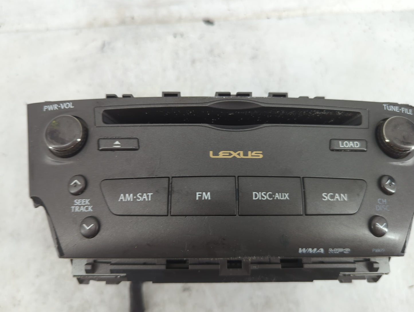 2006-2008 Lexus Is250 Radio AM FM Cd Player Receiver Replacement P/N:P1809 Fits Fits 2006 2007 2008 OEM Used Auto Parts - Oe