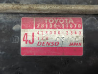 2006-2015 Lexus Is250 Car Starter Motor Solenoid OEM P/N:428000-2340 28100-31070 Fits OEM Used Auto Parts - Oemusedautoparts