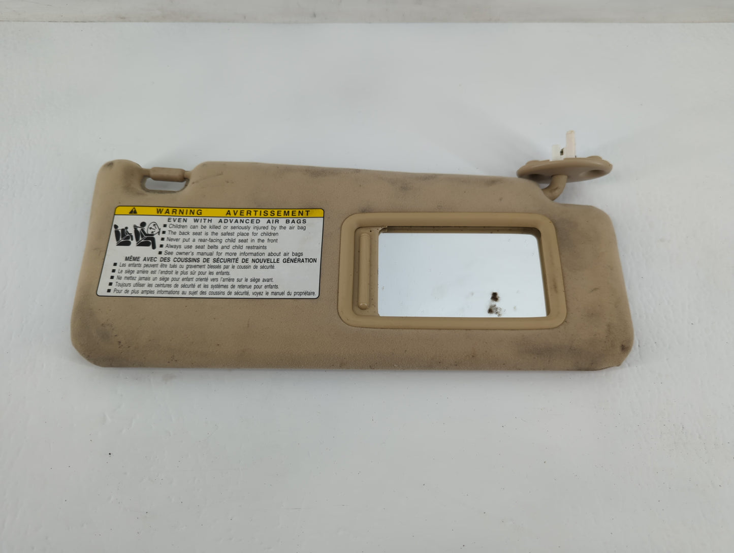 2007-2009 Lexus Is250 Sun Visor Shade Replacement Passenger Right Mirror Fits Fits 2007 2008 2009 OEM Used Auto Parts - Oemu