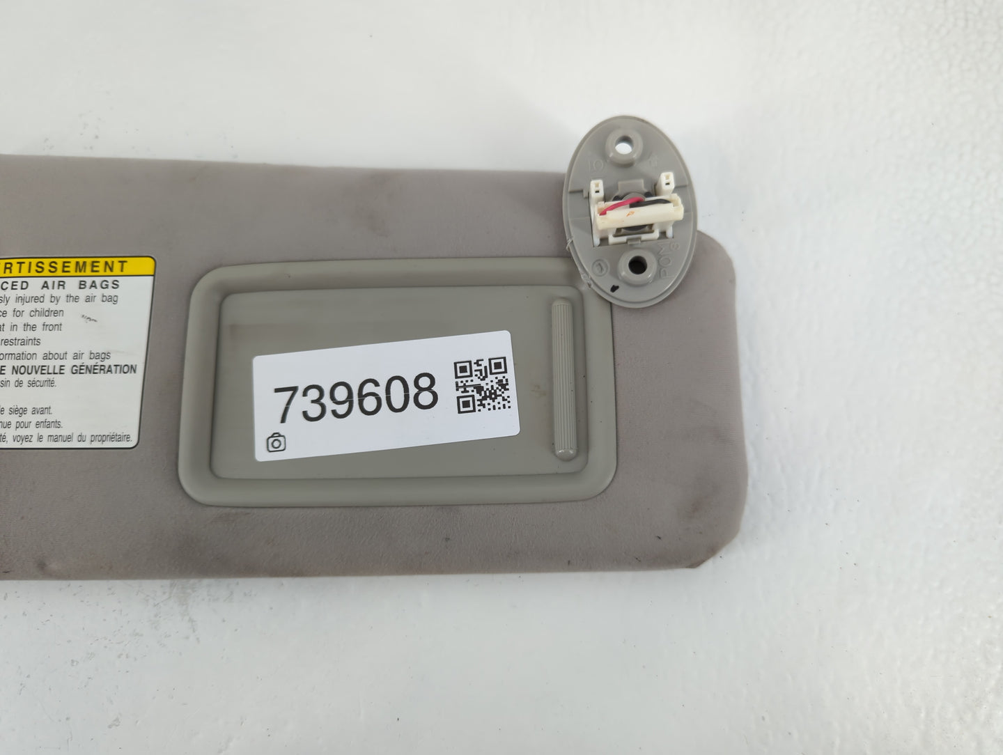 2007-2009 Lexus Is250 Sun Visor Shade Replacement Passenger Right Mirror Fits Fits 2007 2008 2009 OEM Used Auto Parts - Oemu