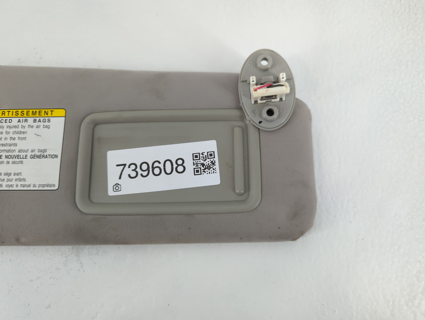 2007-2009 Lexus Is250 Sun Visor Shade Replacement Passenger Right Mirror Fits Fits 2007 2008 2009 OEM Used Auto Parts - Oemu