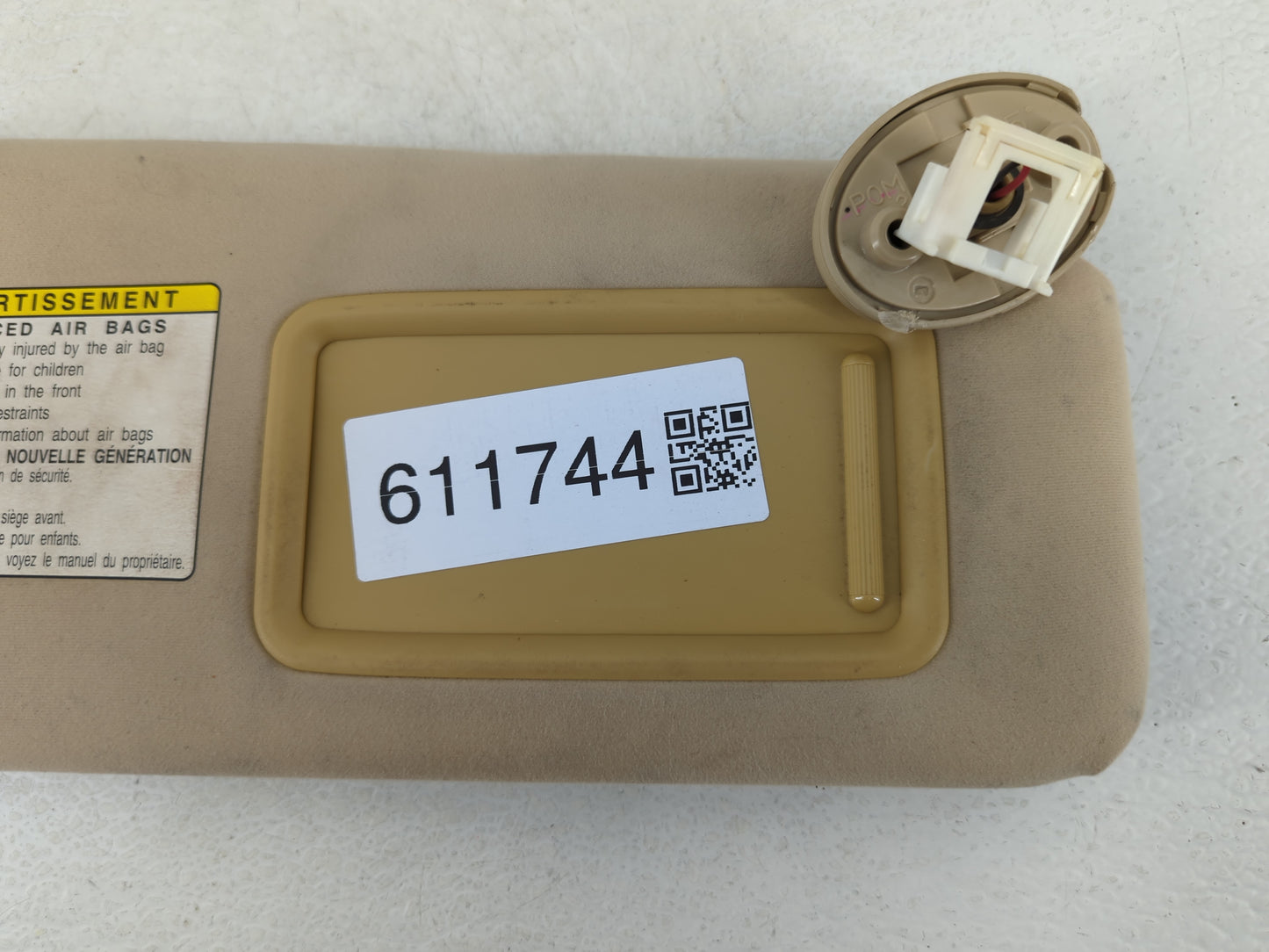 2007-2009 Lexus Is350 Sun Visor Shade Replacement Passenger Right Mirror Fits Fits 2007 2008 2009 OEM Used Auto Parts - Oemu