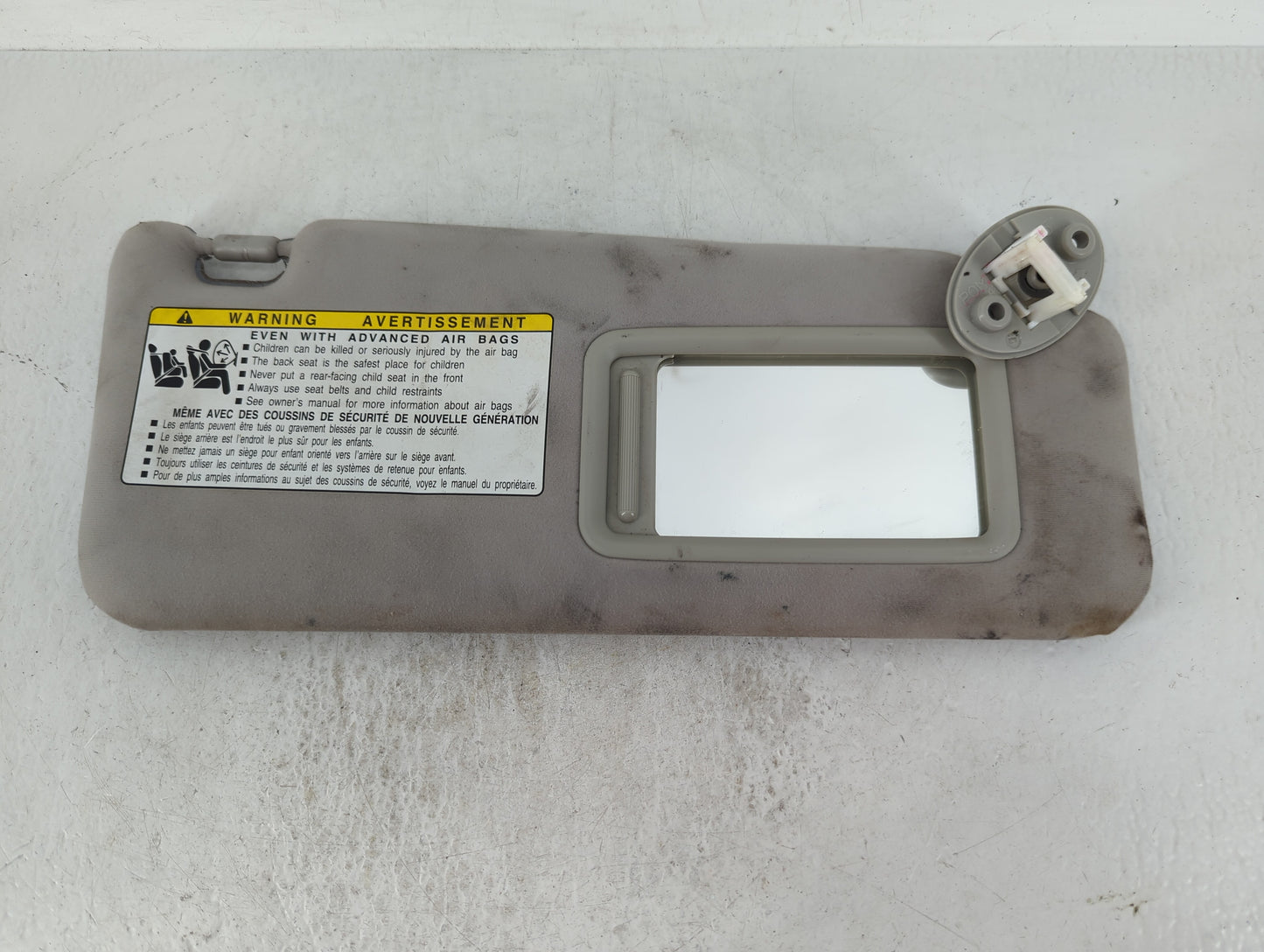 2007-2009 Lexus Is350 Sun Visor Shade Replacement Passenger Right Mirror Fits Fits 2007 2008 2009 OEM Used Auto Parts - Oemu
