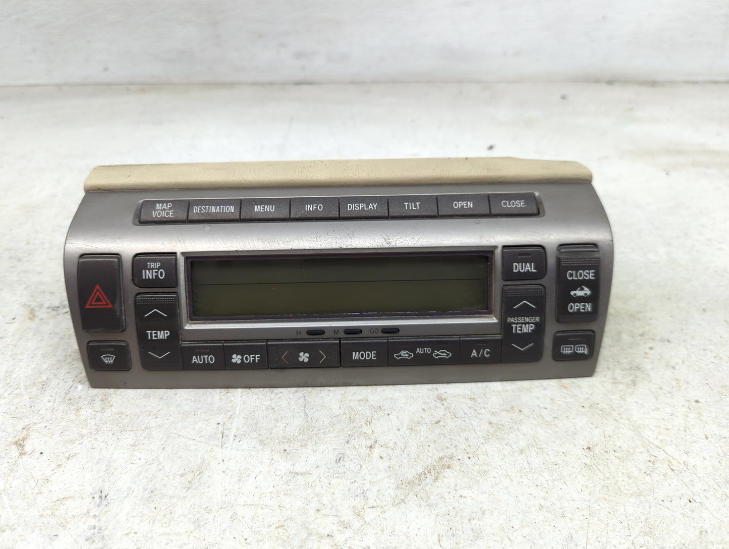 2007 Lexus Ls430 Climate Control Module Temperature AC/Heater Replacement P/N:55900-24330 146570-4334 Fits OEM Used Auto Par
