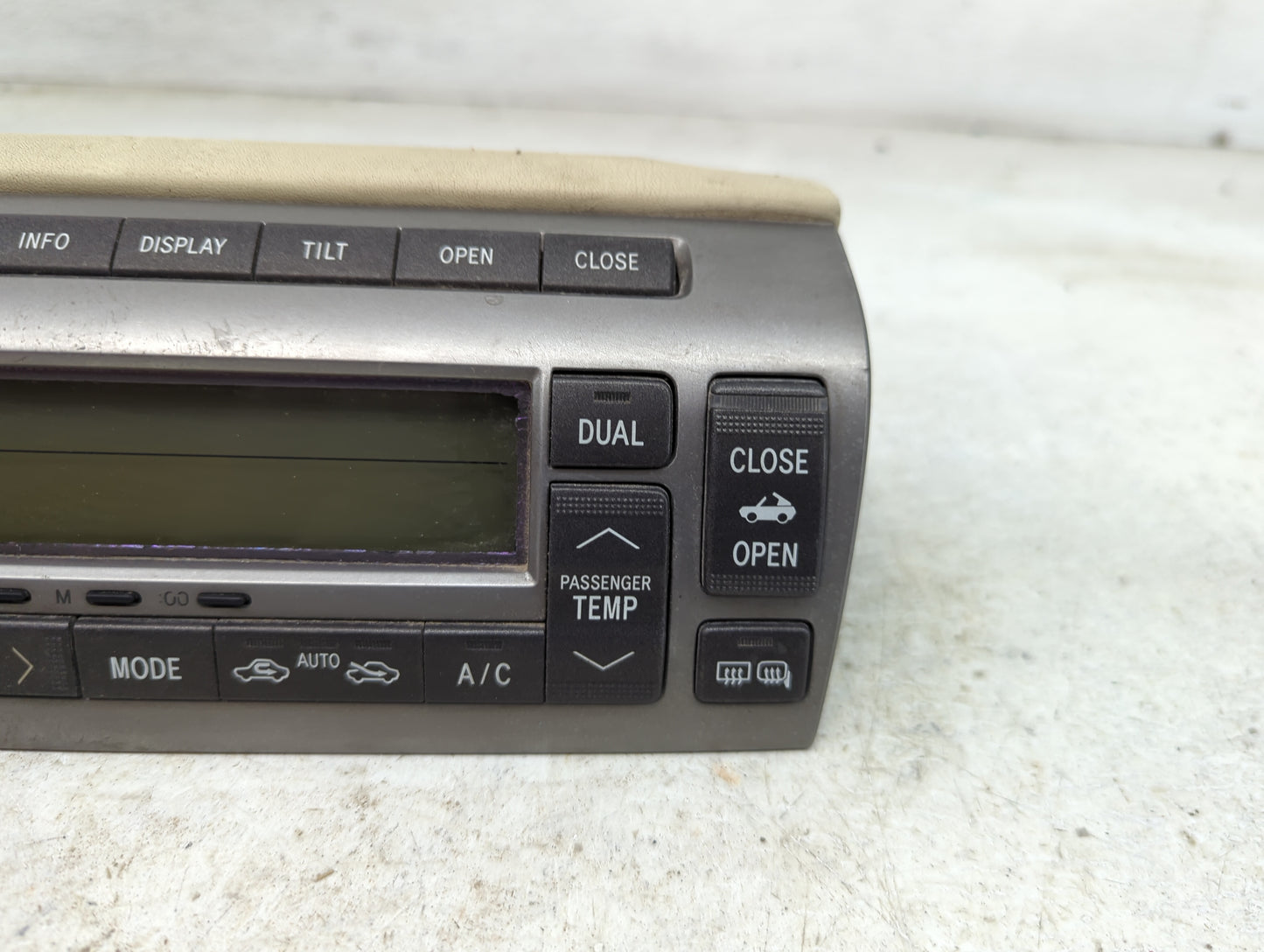 2007 Lexus Ls430 Climate Control Module Temperature AC/Heater Replacement P/N:55900-24330 146570-4334 Fits OEM Used Auto Par