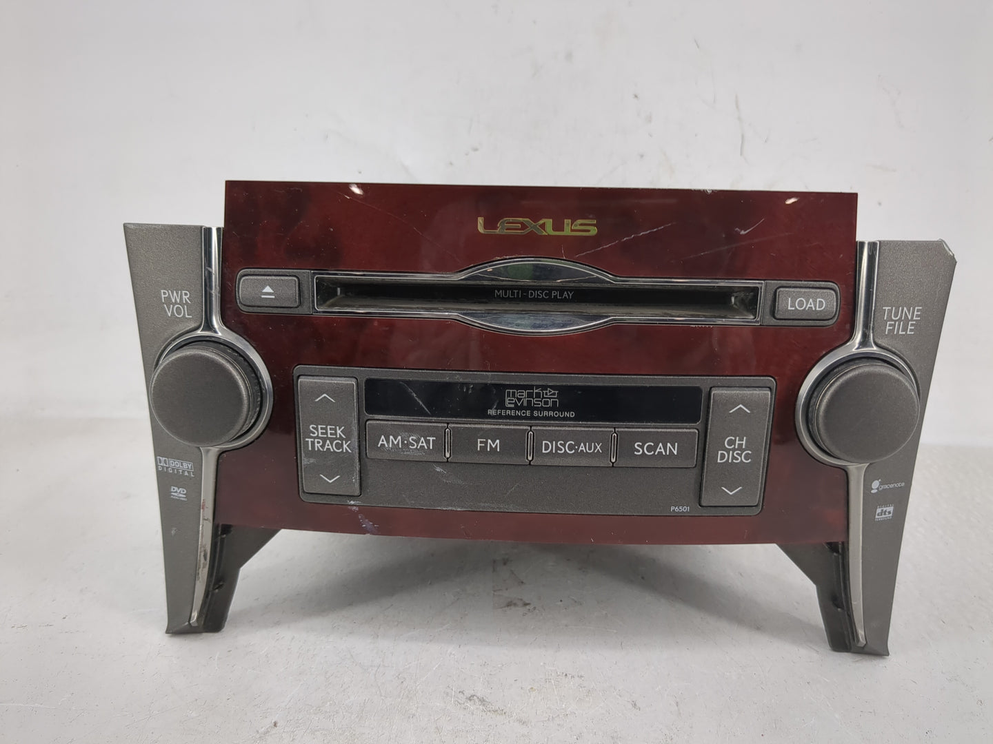 2007 Lexus Ls460 Radio AM FM Cd Player Receiver Replacement P/N:86120-50F10 Fits OEM Used Auto Parts - Oemusedautoparts1.com