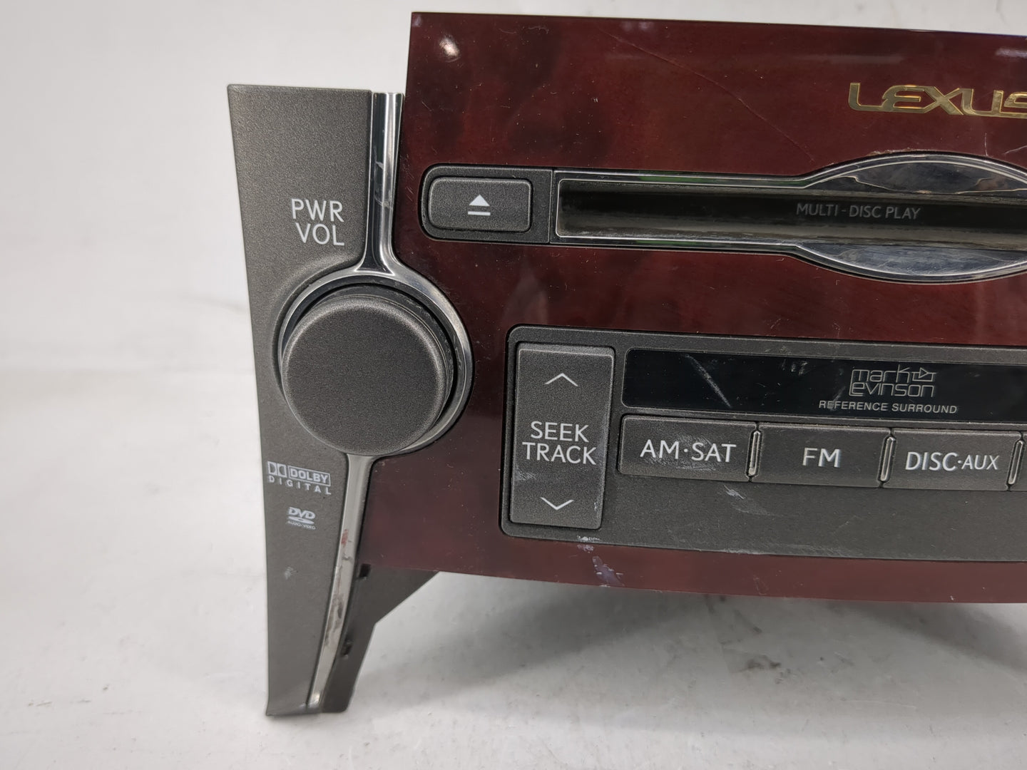 2007 Lexus Ls460 Radio AM FM Cd Player Receiver Replacement P/N:86120-50F10 Fits OEM Used Auto Parts - Oemusedautoparts1.com