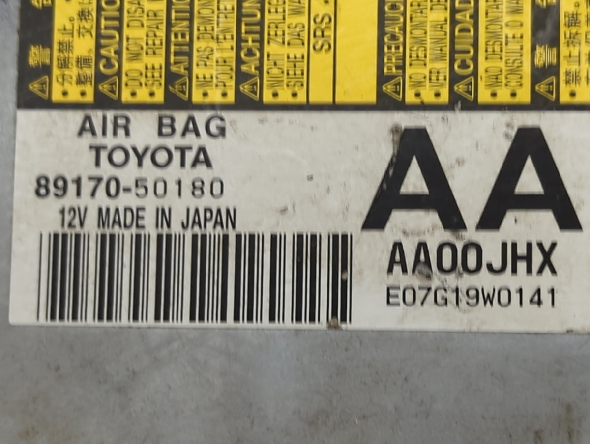 2007-2009 Lexus Ls460 Safety Restraint Srs Airbag Control Module - Oemusedautoparts1.com
